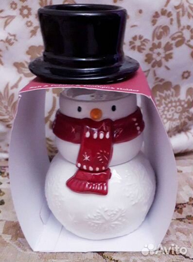 Снеговичок для соли и перца
