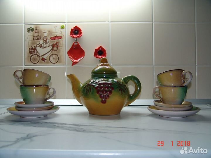 Набор чайной посуды Виноград