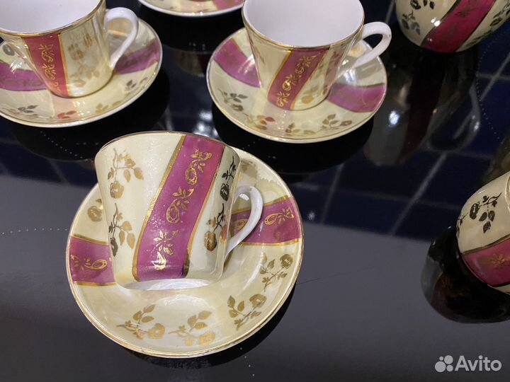 Сервиз кофейный Винтаж гдр посуда