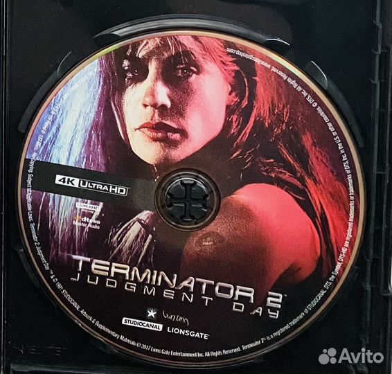 Terminator 2, 4k Ultra HD + blu ray
