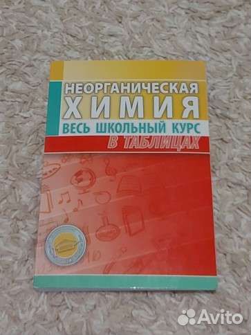 Справочник химия егэ в таблицах