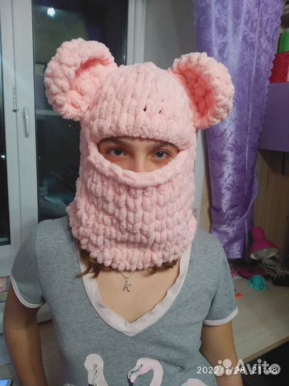 Балаклава с ушками