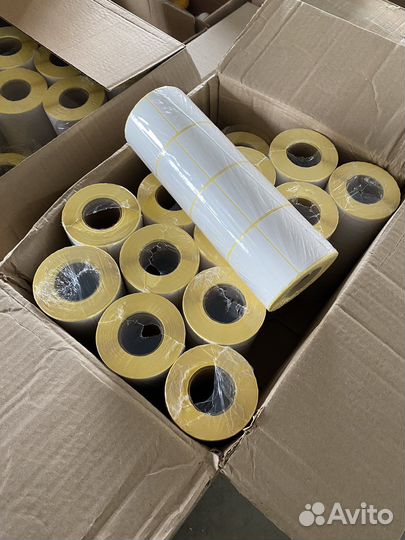 Термоэтикетки 58х40 58х60 75х120 Доставка