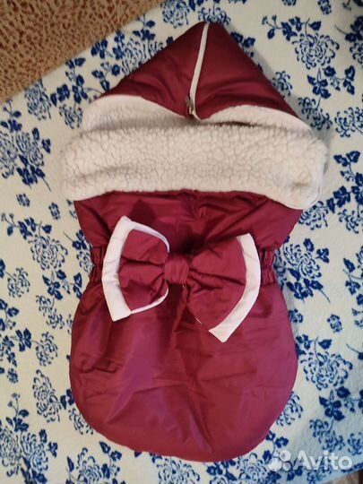 Конверт на выписку зимний для девочки