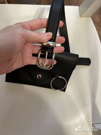 Ремень с карманом женский