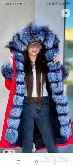 Парка новая,женская,капюшон