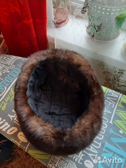 Норковая шапка мужская