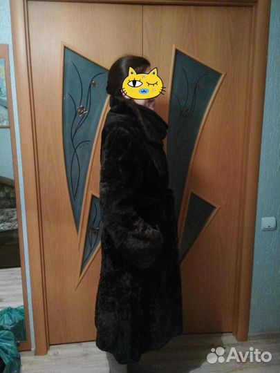 Шуба мутоновая облегчённая