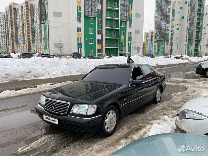 Mercedes-Benz S-класс 5.0 AT, 1997, 500 000 км