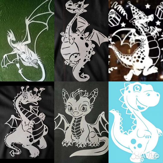 Украшения на окна, стены, мебель и т.п