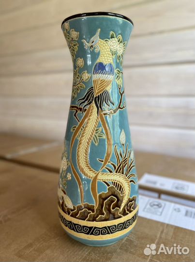 Ваза большая Вьетнам Vietnam Dona, 45 см, керамика