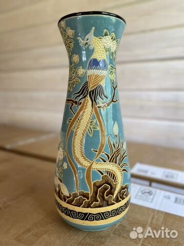 Ваза большая Вьетнам Vietnam Dona, 45 см, керамика