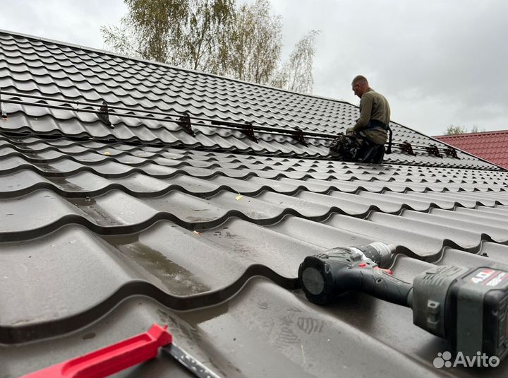 Снегозадержатели с монтажом