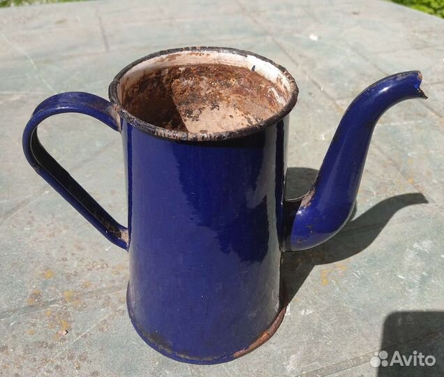 Кофейник эмалированный СССР