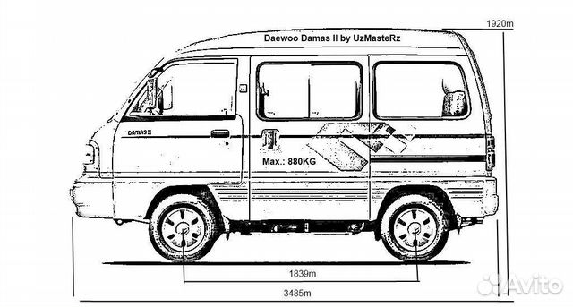 Chevrolet Damas 0.8 МТ, 2022, 100 км