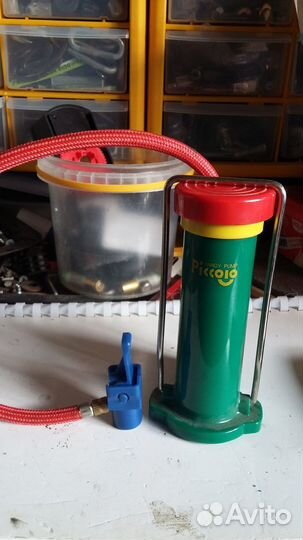 Насос для велосипеда с манометром туристический