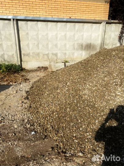 Щебень, песок