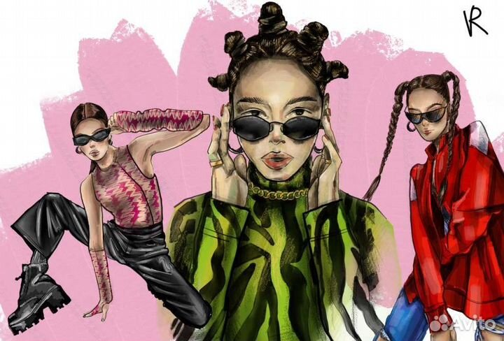 Дизайнер одежды, эскизы одежды