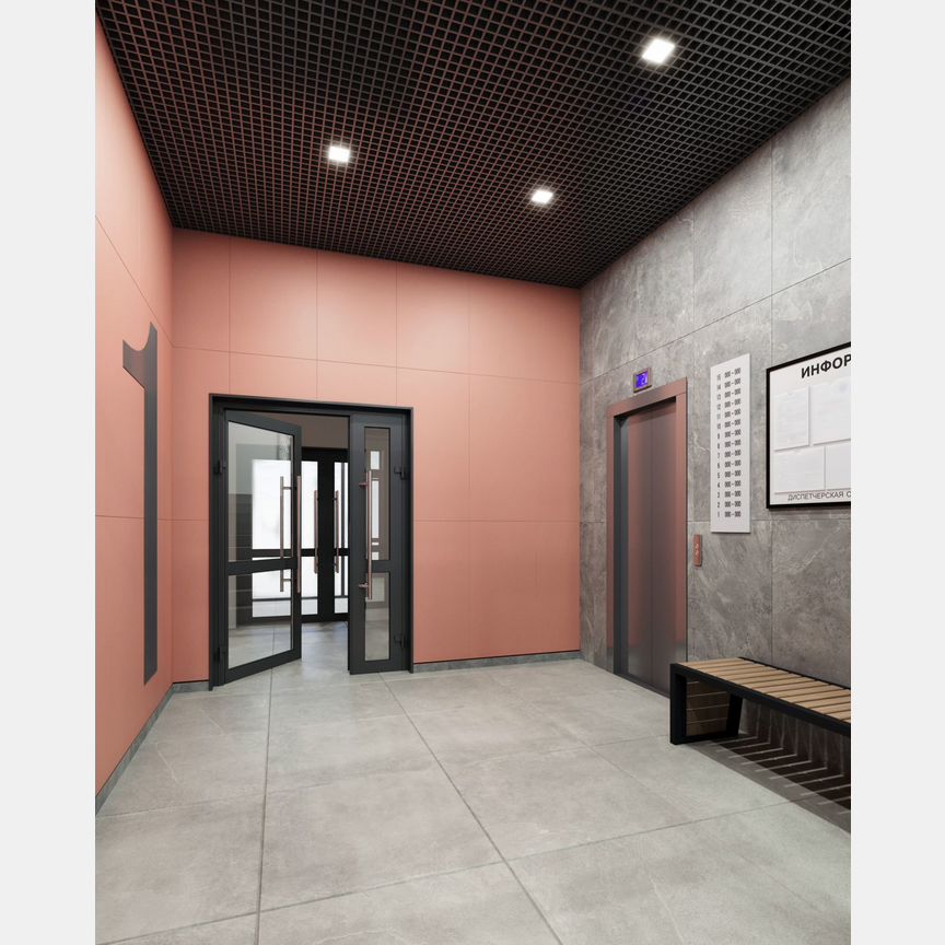 2-к. квартира, 60,7 м², 5/9 эт.