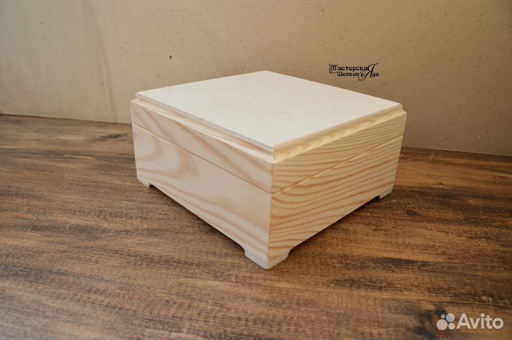 Шкатулки из дерева, заготовки для декора