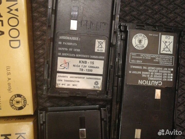 Аккумуляторы рации Kenwood knb 15a