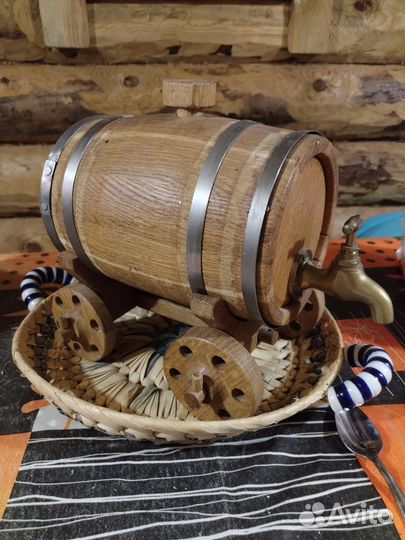 Дубовая винтажная бочка СССР