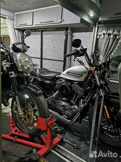 Мотоэвакуатор,мотоэвакуация, перевозка мотоциклов