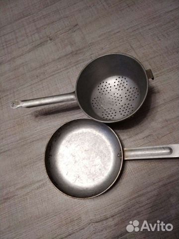 Дуршлаг, сковородка