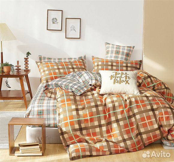 Постельное бельё Tango Novella сатин Евро 4 нав