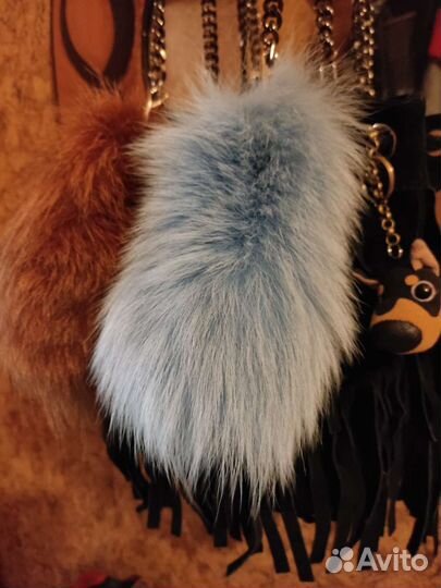 Брелок для сумки хвостик