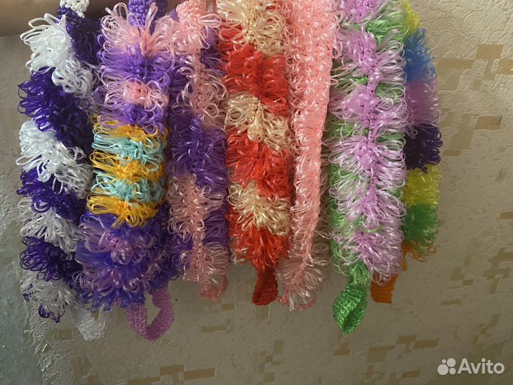 Мочалка ручной работы