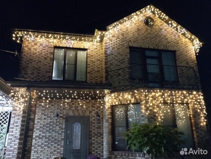 Монтаж новогодних гирлянд, продажа