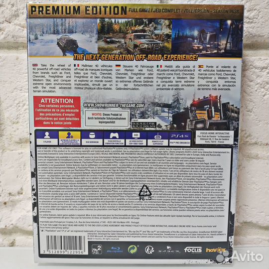 SnowRunner - Premium Издание (PS4) новый