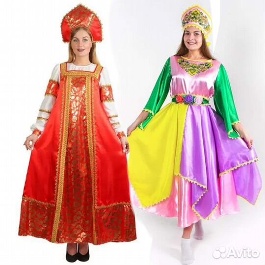 Карнавальные костюмы, народные, военные