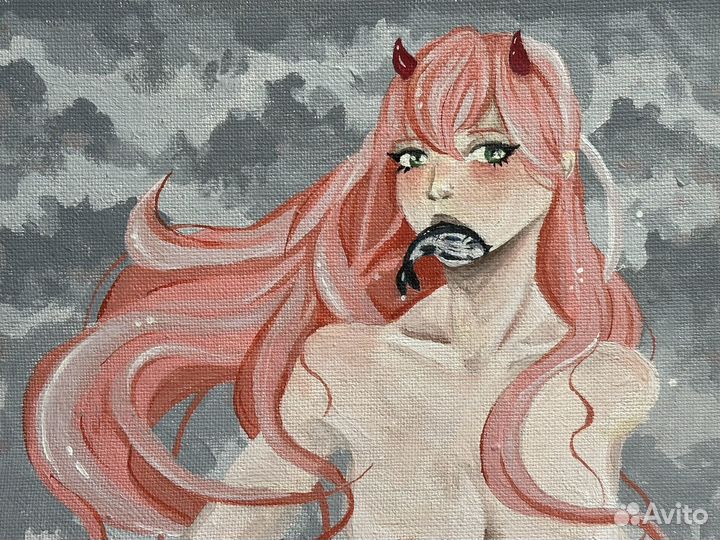 Картина на холсте аниме