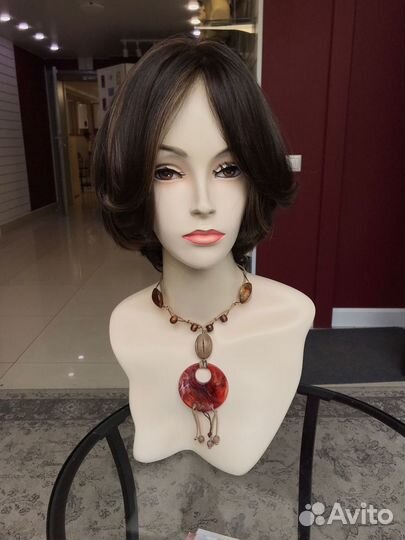 Парик на шёлке из натуральных волос