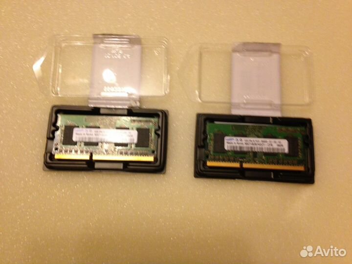 Модули памяти для ноутбука sodimm 1Гбх2шт