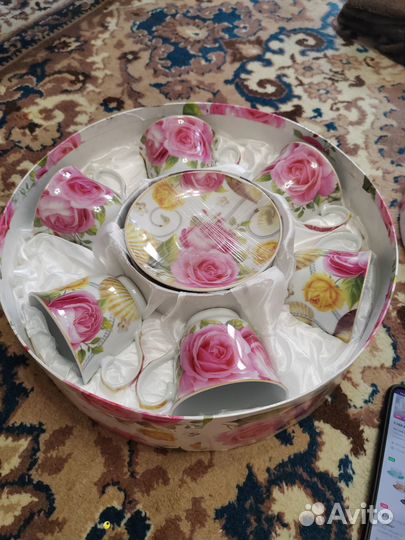 Чайный сервиз новый на 6 персон