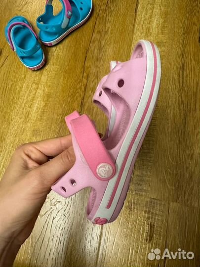 Сандалии crocs c9 для девочки