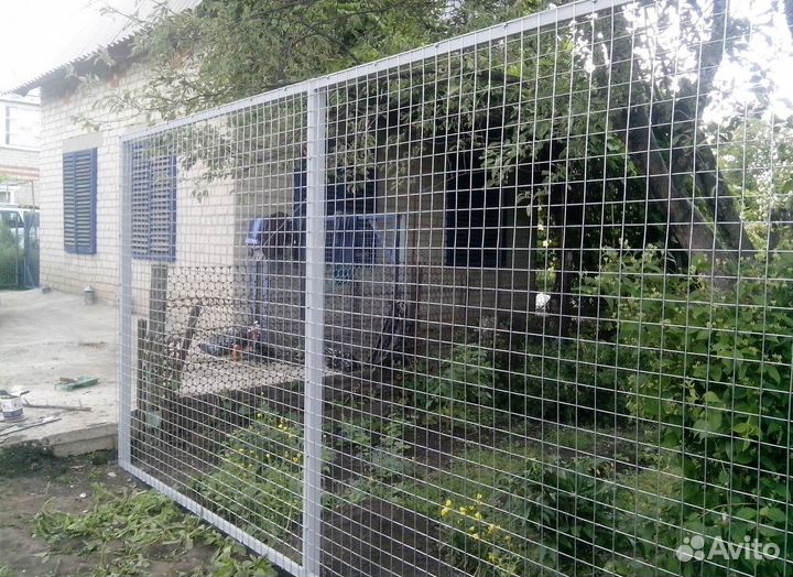 Забор металлический цена под ключ