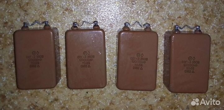 Конденсаторы Hi-Fi Серебро\слюда ссг 100000Пф