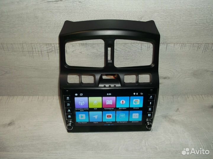 Магнитола Hyundai Santa Fe SM Android с кнопками