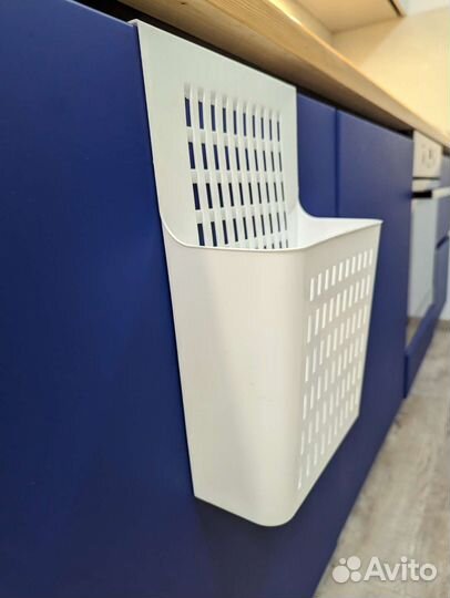 Корзинка подвесная на дверь, для хранения, белая