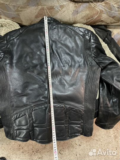 Мотокуртка кожанная