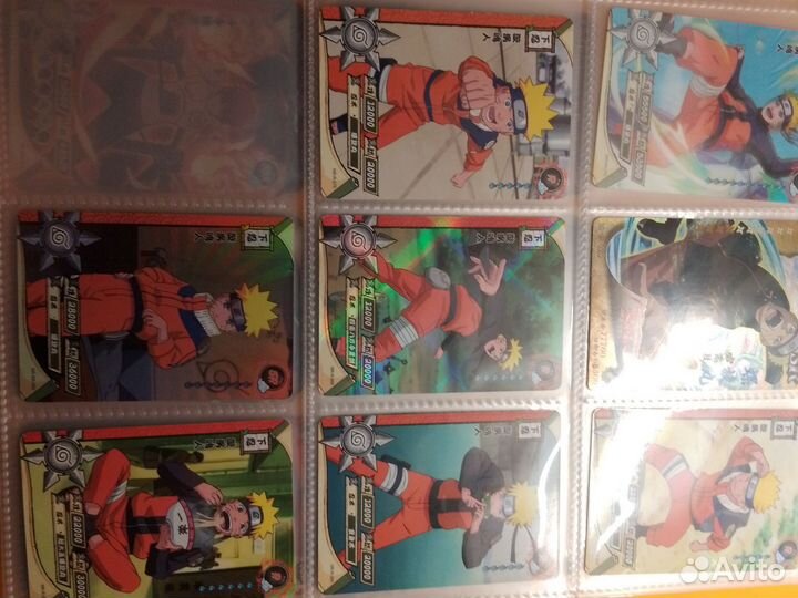 Карточки наруто