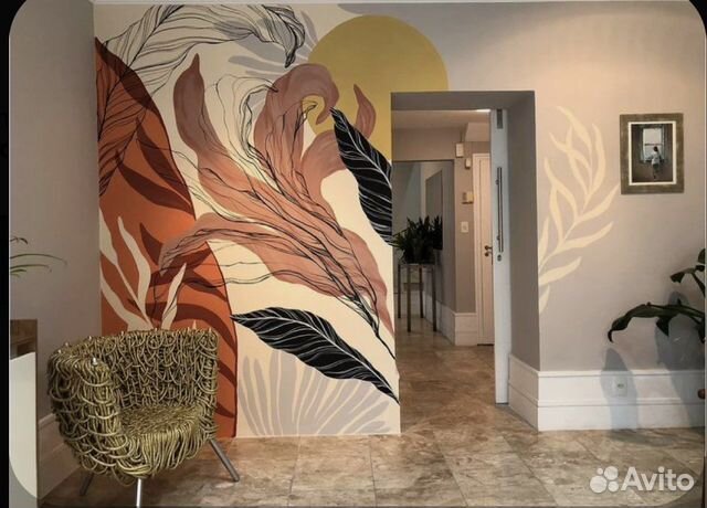 Роспись стен, декор интерьера