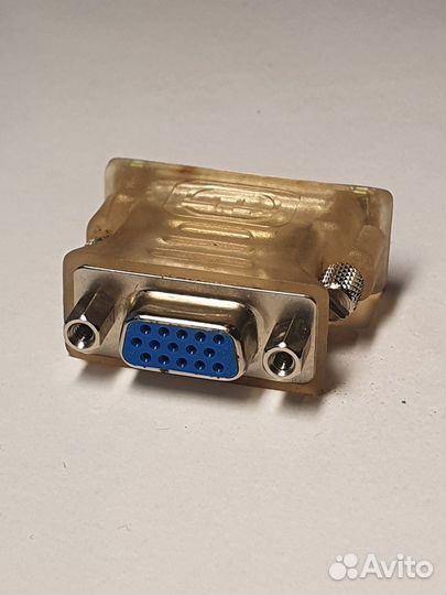 Продам переходник DVI-I - VGA (D-sub)