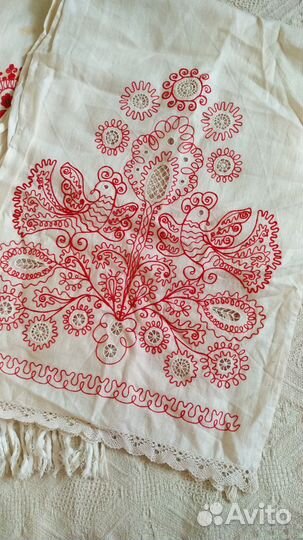 Вышитые рушники дорожки на стол