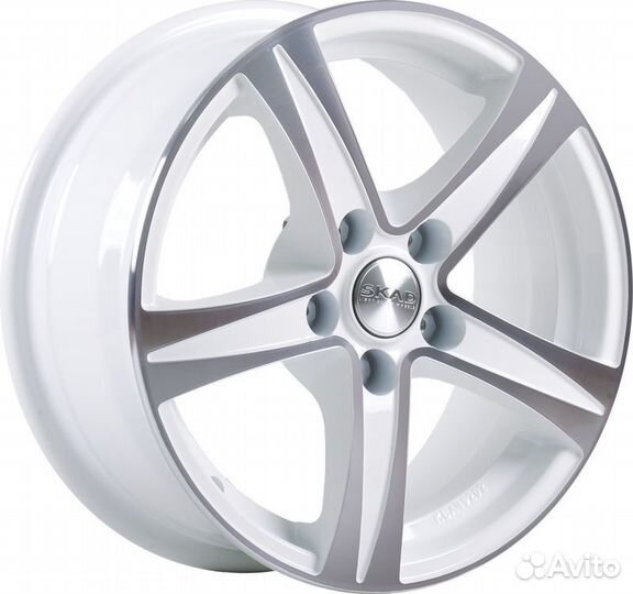 R15 5x114,3 6,5J ET43 D67,1 Скад Sakura алмаз-белы