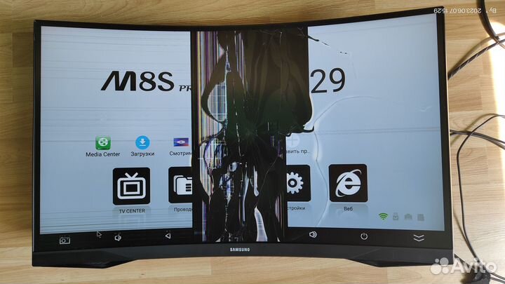 Монитор Samsung c27g55tqwi на запчасти